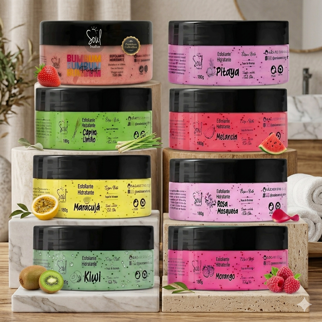 Esfoliante Hidratante rosa mosqueta– Pele Macia, Cheirosa e Renovada