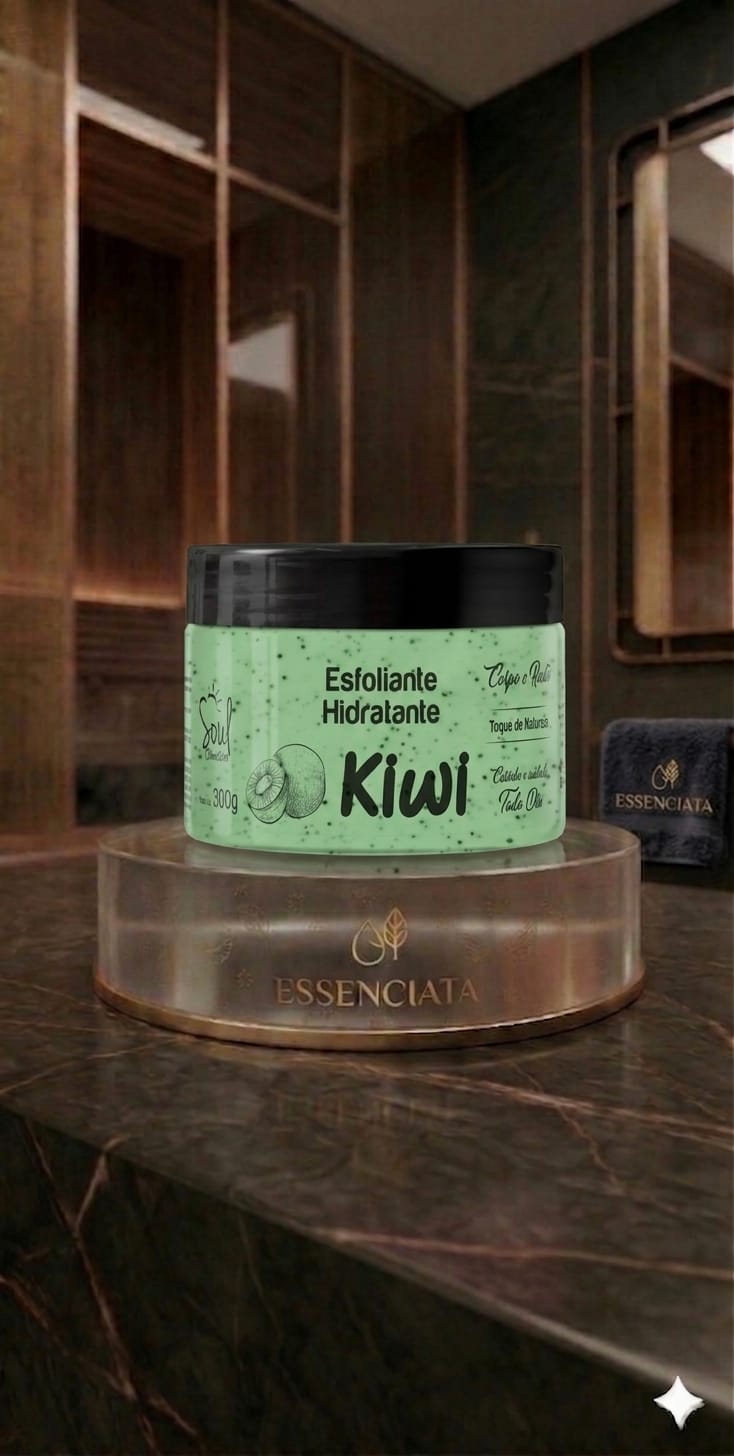 Esfoliante Hidratante kiwi – Pele Macia, Cheirosa e Renovada