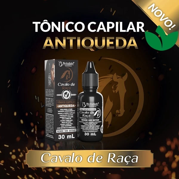 Kit Capilar Cavalo de Raça + Loção Antiqueda — Força, Resistência e Crescimento (5 Produtos)