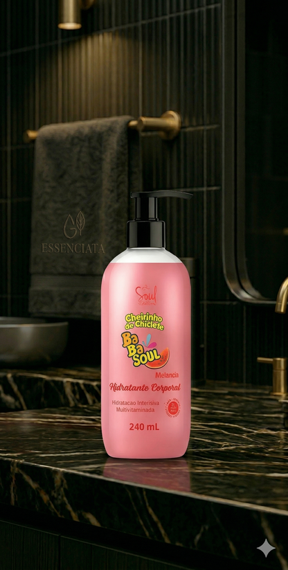 Hidratante Corporal Feminino Melancia BabaSoul 240ml – Hidratação Intensiva