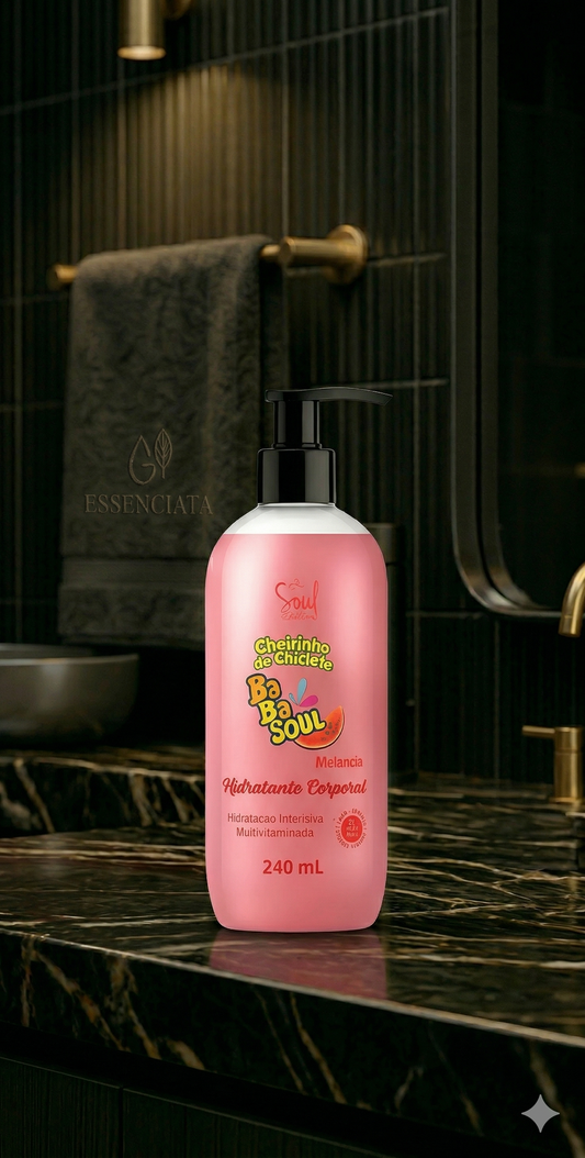 Hidratante Corporal Feminino Melancia BabaSoul 240ml – Hidratação Intensiva