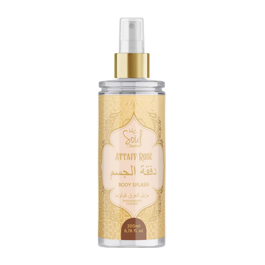 Body Splash Attaff Rose — Desodorante Colônia Árabe 200ml