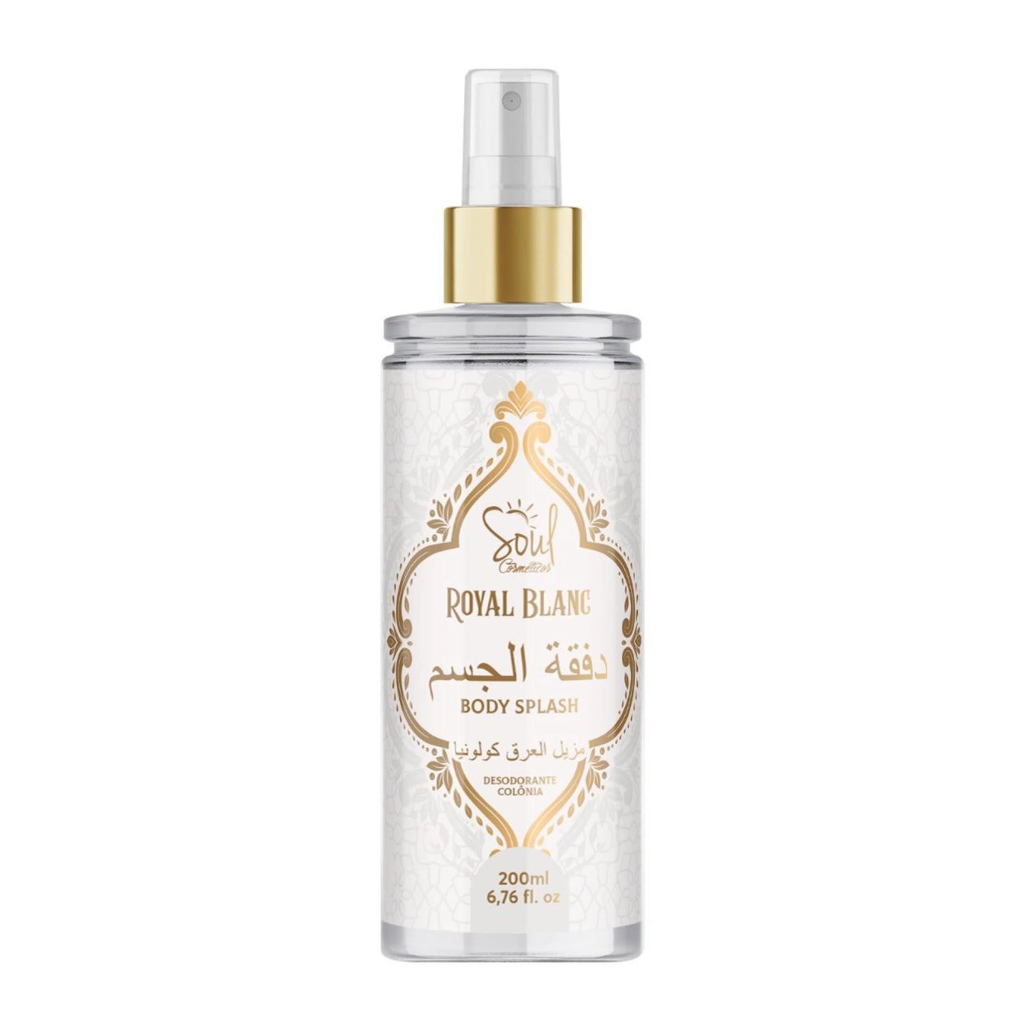 Body Splash Royal Blanc — Desodorante Colônia Árabe 200ml