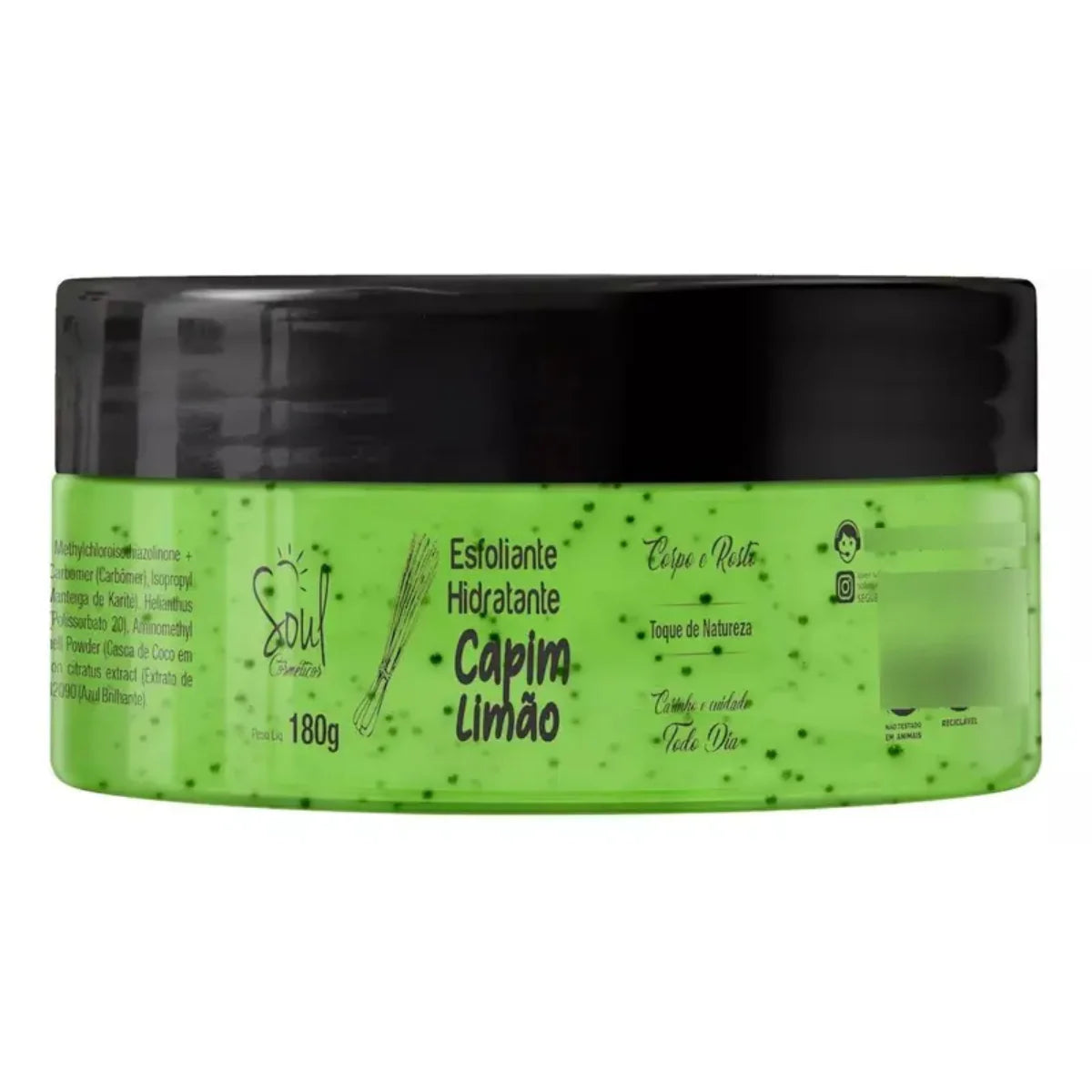 Esfoliante Hidratante capim limao– Pele Macia, Cheirosa e Renovada
