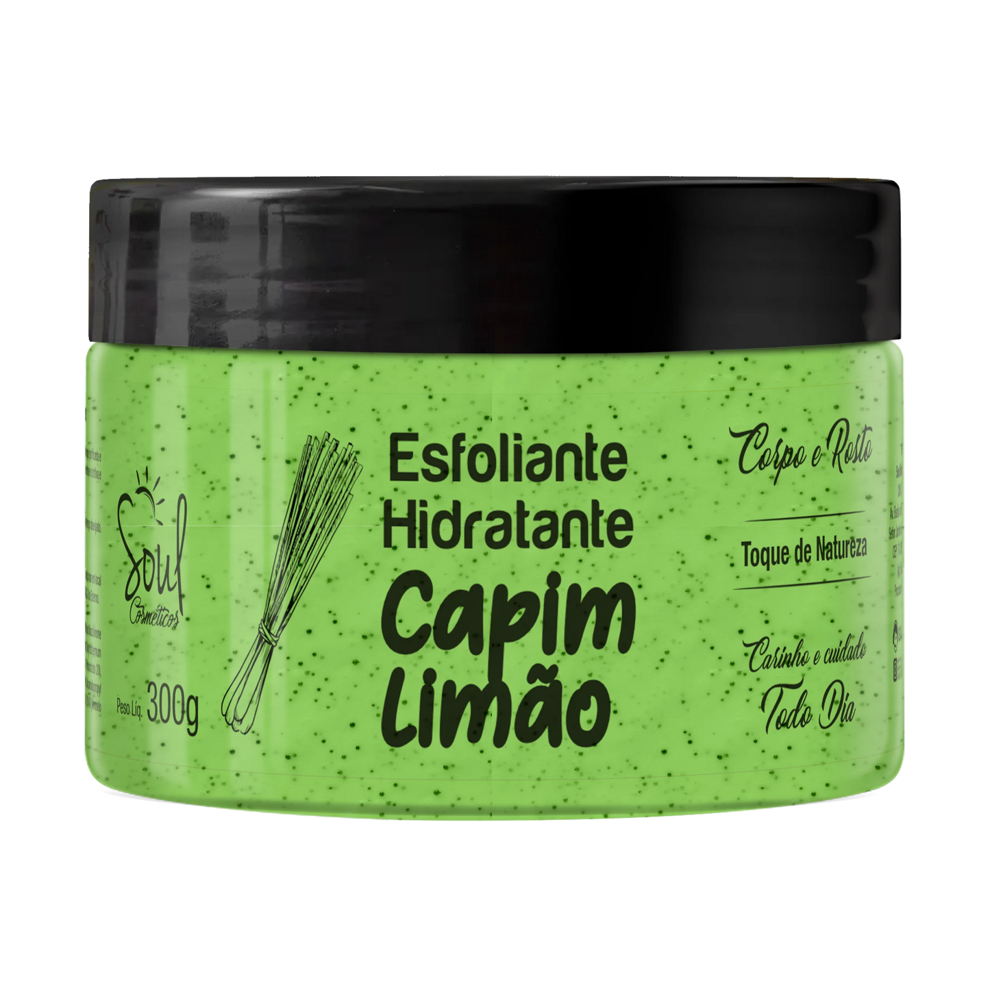 Esfoliante Hidratante capim limao– Pele Macia, Cheirosa e Renovada