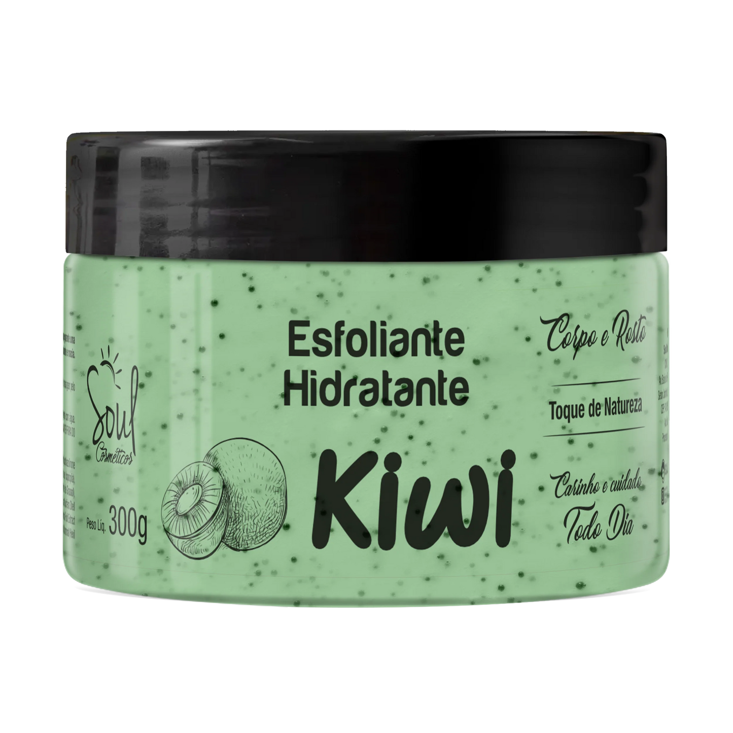 Esfoliante Hidratante kiwi – Pele Macia, Cheirosa e Renovada