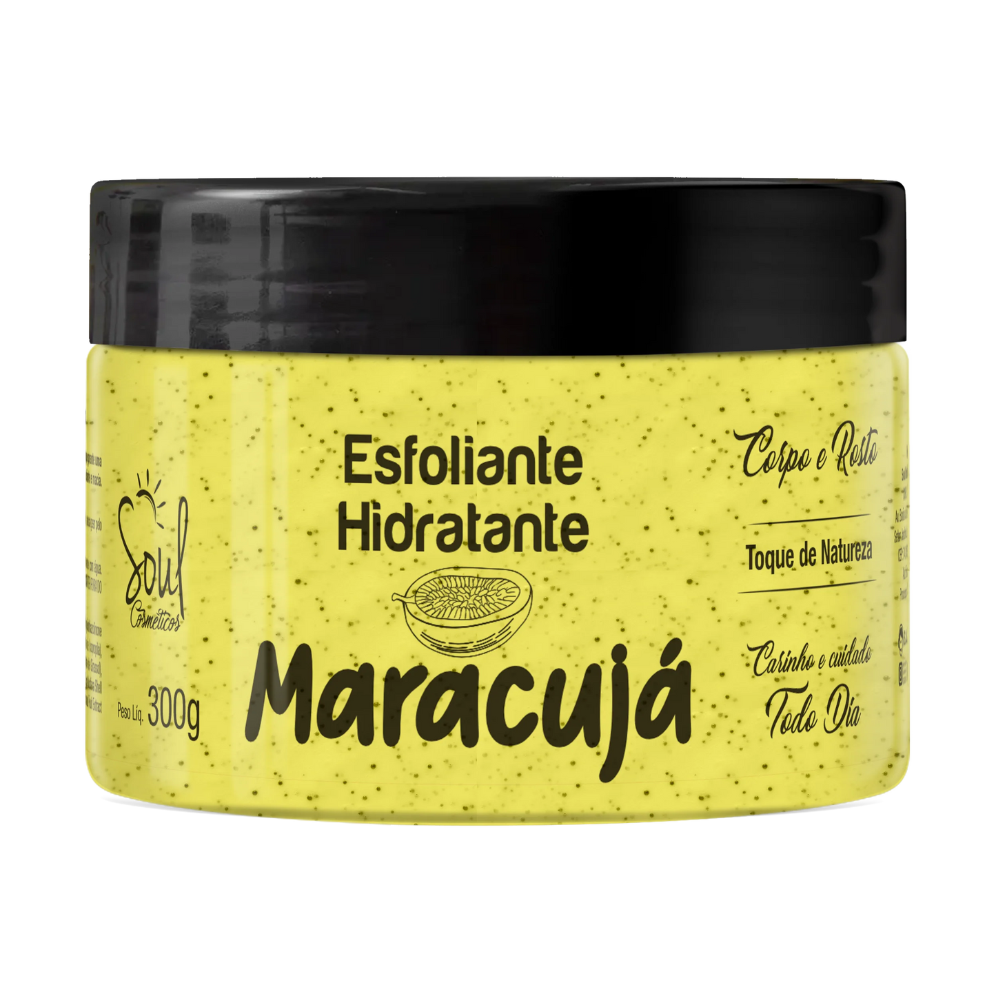 Esfoliante Hidratante Maracuja– Pele Macia, Cheirosa e Renovada