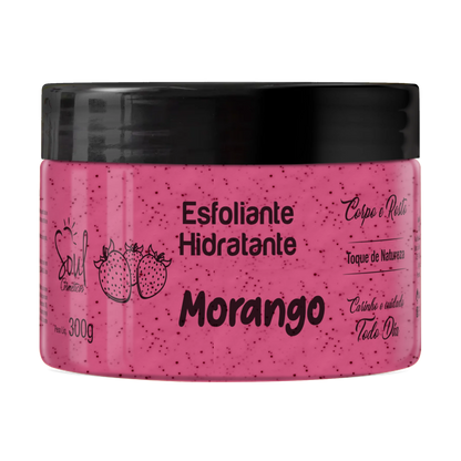 Esfoliante Hidratante Morango – Pele Macia, Cheirosa e Renovada