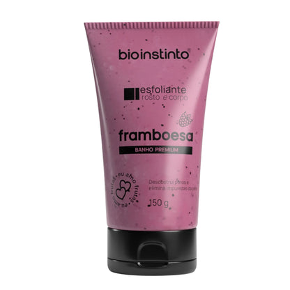 Esfoliante Corporal de Framboesa Hidratante – Banho Premium e Pele Macia