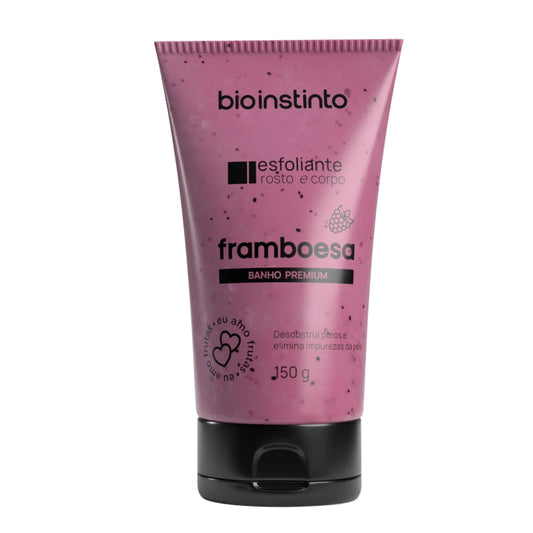 Esfoliante Corporal de Framboesa Hidratante – Banho Premium e Pele Macia